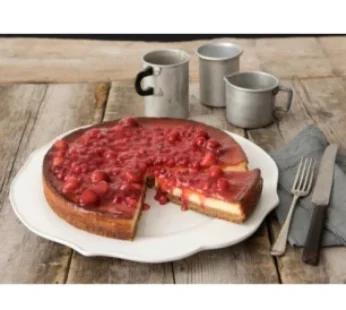 Torta cheesecake alle fragole