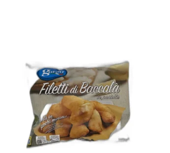 Filetti di baccala pastellato 500 g