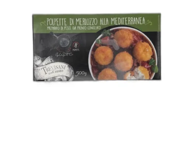 Polpettine di merluzzo mediterranea 500 g