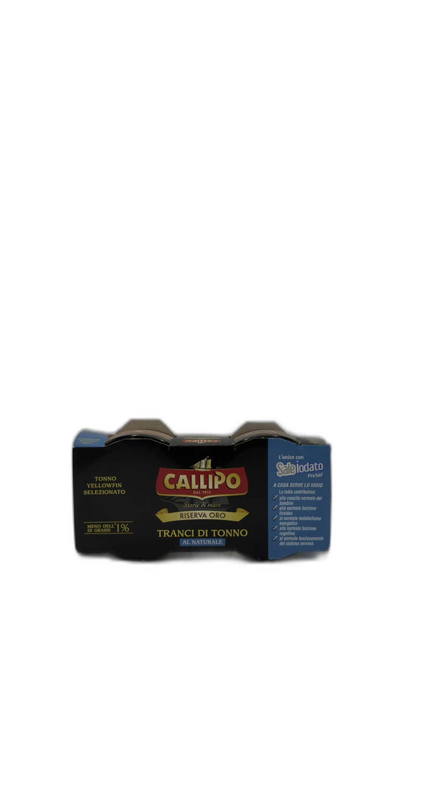 Tonno riserva oro 80 g x 2 naturale