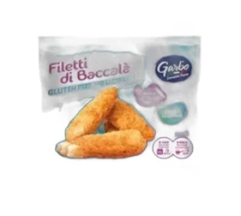 Filetto di baccala in pastella 200 g glu